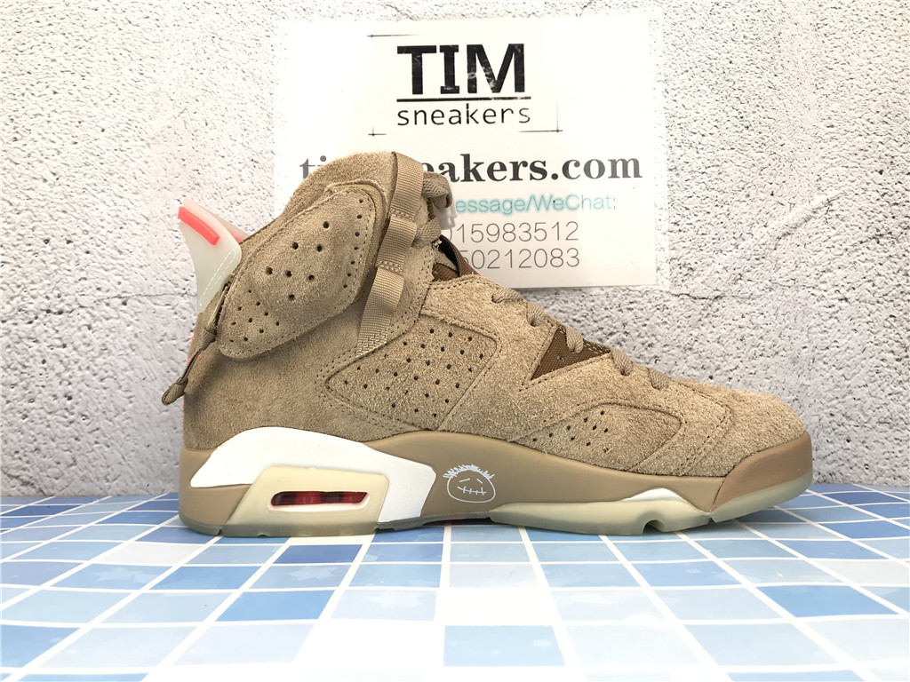 Travis Scott x Air Jordan 6 British Khaki DH0690-200